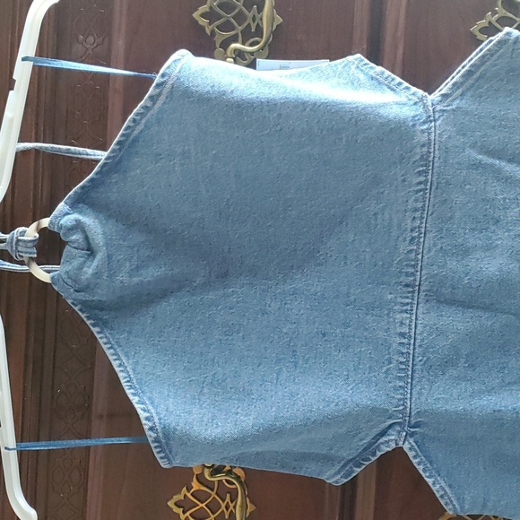 NWT denim mini dress - Picture 4 of 7